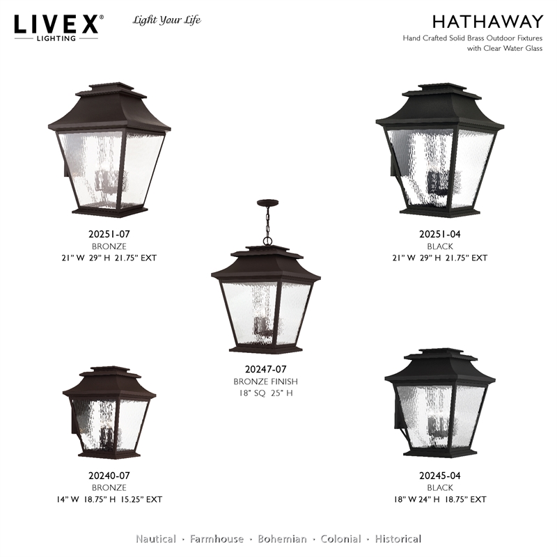 Beaumont Lane Contemporary Brass Outdoor Wall Lantern in Black