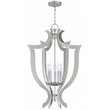 Beaumont Lane Contemporary 5 Light Chandelier in Polished Chrome