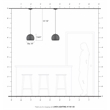 Beaumont Lane Modern 1-Light Metal Single Pendant with Shade in White