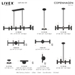 Beaumont Lane Mid-Century 3-Light Metal Bath Vanity Sconce in Black