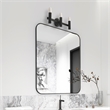 Beaumont Lane Mid-Century 3-Light Metal Bath Vanity Sconce in Black