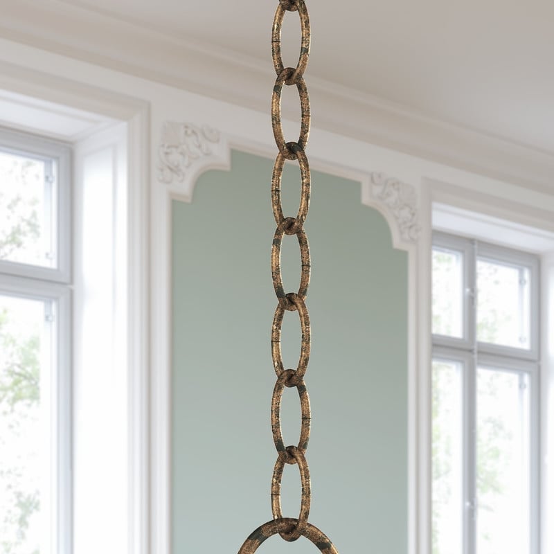 Beaumont Lane Contemporary Venetian Golden Bronze 3' Heavy Duty Decorative Chain