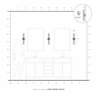 Beaumont Lane Contemporary 2-Light Glass & Metal ADA Vanity Sconce in Black