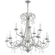 Beaumont Lane Contemporary 15 Light Foyer Chandelier in Polished Chrome