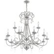 Beaumont Lane Contemporary 15 Light Foyer Chandelier in Polished Chrome