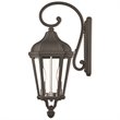 Beaumont Lane Contemporary 2 Light Outdoor Wall Lantern in Textured Black