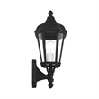Beaumont Lane Contemporary Outdoor Wall Lantern in Textured Black