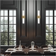 Beaumont Lane 2-Light Twist Lock Metal Vanity Lighting in Antique Brass