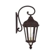 Beaumont Lane Contemporary 3 Light Outdoor Wall Lantern in Bronze