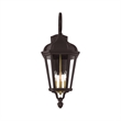 Beaumont Lane Contemporary 3 Light Outdoor Wall Lantern in Bronze