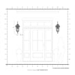 Beaumont Lane Contemporary 3 Light Outdoor Wall Lantern in Bronze