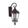 Beaumont Lane Contemporary 2 Light Outdoor Wall Lantern in Bronze