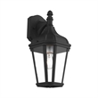 Beaumont Lane Contemporary Outdoor Wall Lantern in Textured Black