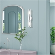 Beaumont Lane 2-Light Metal & Glass ADA Vanity Sconce in Polished Chrome