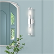 Beaumont Lane 2-Light Metal & Glass ADA Vanity Sconce in Polished Chrome