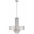 Beaumont Lane Contemporary 5 Light Pendant Light in Polished Chrome
