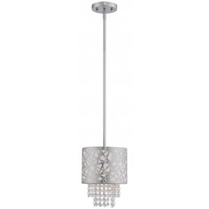 Beaumont Lane Contemporary Mini Pendant Light in Polished Chrome
