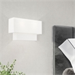 Beaumont Lane Contemporary 2 Light ADA Wall Sconce in Brushed Nickel