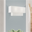 Beaumont Lane Contemporary 2 Light ADA Wall Sconce in Brushed Nickel