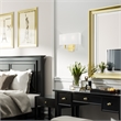 Beaumont Lane Contemporary 2 Light ADA Wall Sconce in Polished Brass