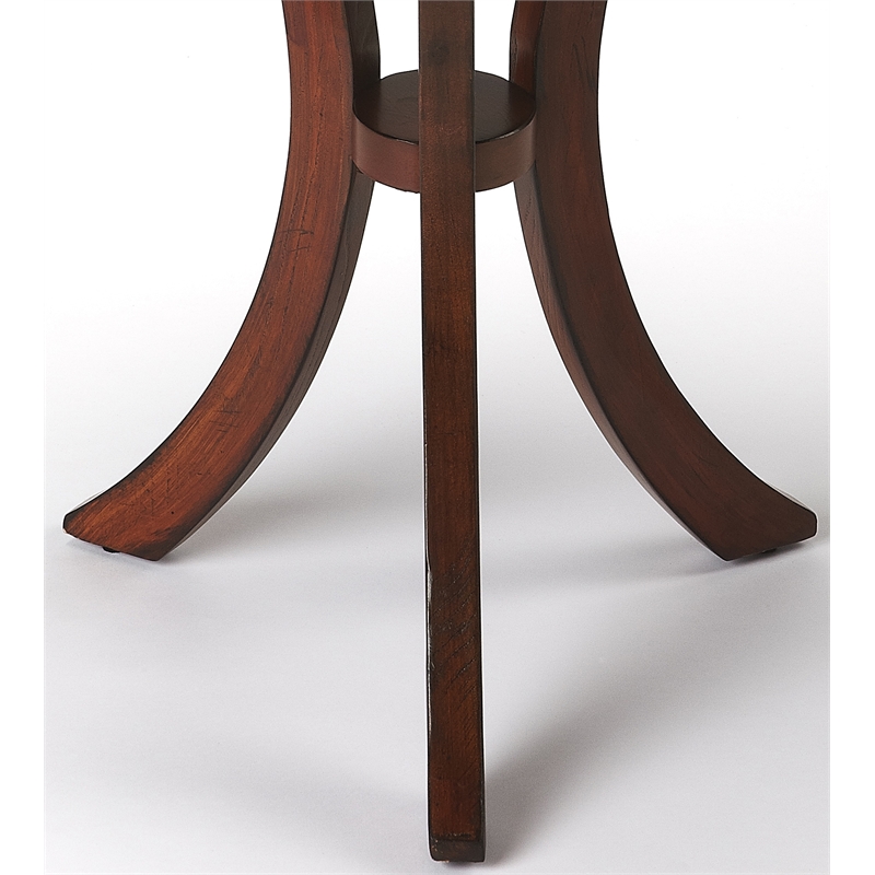 Beaumont Lane Modern Transitional Wood Side Table In Umber Finish