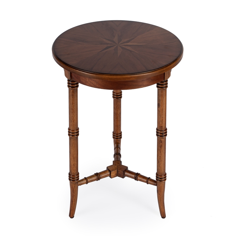 Beaumont Lane Modern Wood Traditional Olive Ash Accent Table