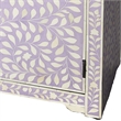 Beaumont Lane Transitional Lavender Bone Inlay Console Chest