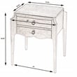Beaumont Lane Modern Transitional Wood End Table - Olive Ash Brown