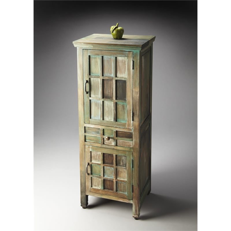 Beaumont Lane Modern Wood Transitional Painted Accent Cabinet