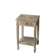 Beaumont Lane Modern Wood Transitional Rectangular Side Table