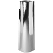 Beaumont Lane Metal Contemporary Contemporary Floor Vase in Silver
