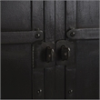 Beaumont Lane Modern Industrial Iron Console Cabinet - Black