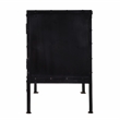 Beaumont Lane Modern Industrial Iron Console Cabinet - Black