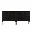 Beaumont Lane Modern Industrial Iron Console Cabinet - Black