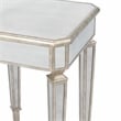 Beaumont Lane Contemporary Mirrored Accent Table in Silver Finish