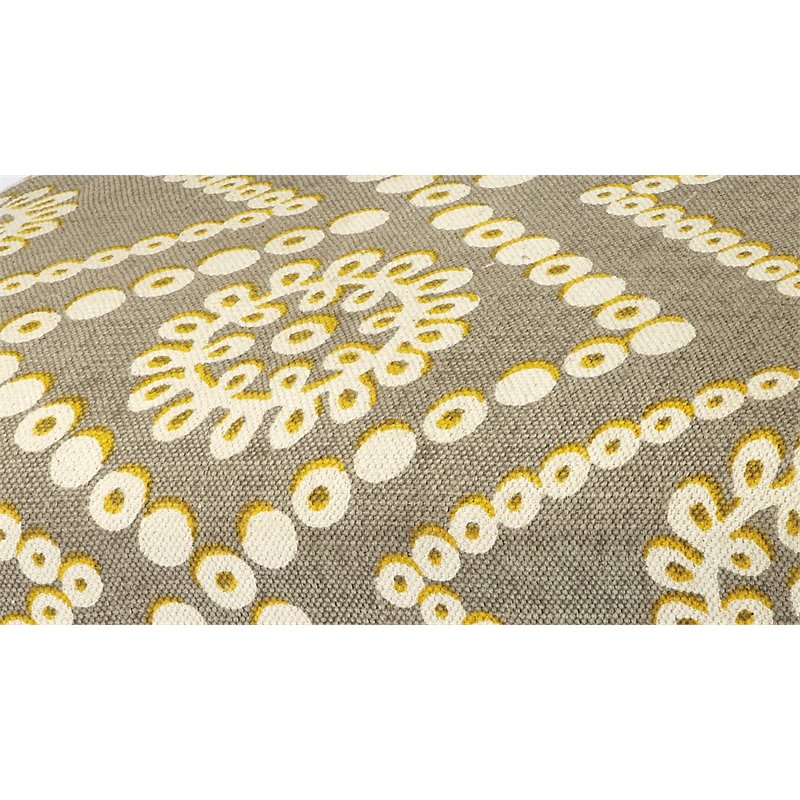 Beaumont Lane Traditional Upholstered Cocktail Ottoman - Multicolor