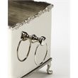 Beaumont Lane Modern Traditional Metal Planter in Silver Finish
