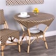 Beaumont Lane Traditional Brown and Beige Rattan Dining Table