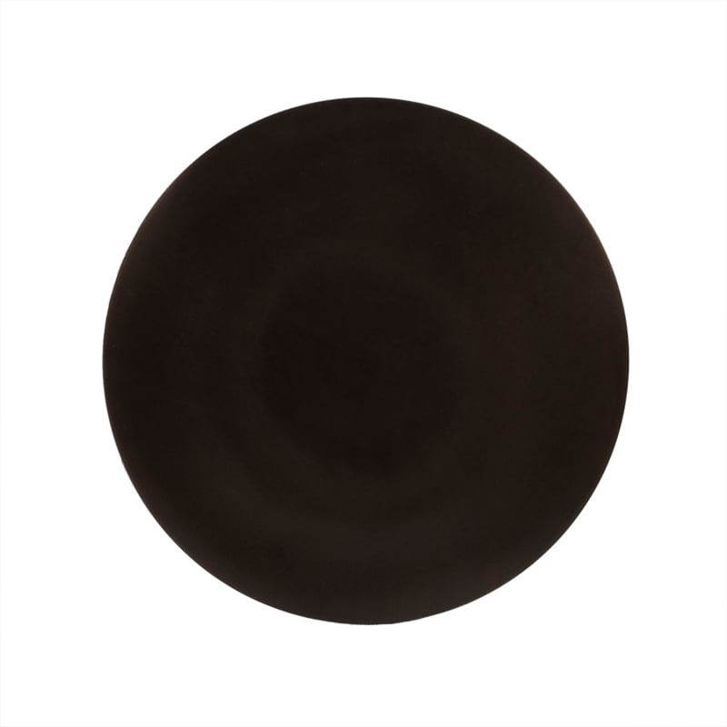 Beaumont Lane Transitional Round Bronze Aluminum Pedestal End Table