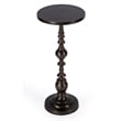 Beaumont Lane Transitional Round Bronze Aluminum Pedestal End Table