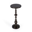 Beaumont Lane Transitional Round Bronze Aluminum Pedestal End Table