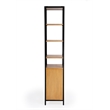 Beaumont Lane Modern Narrow Natural Wood And Iron 84