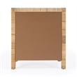 Beaumont Lane Coastal 3 Drawer Natural And White And Wood Chest