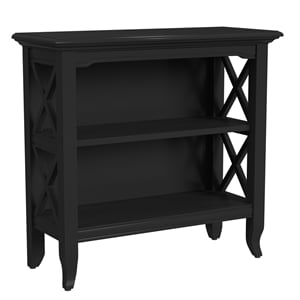 Beaumont Lane Modern Wood Transitional 30&quot Black Finish Bookcase