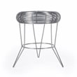 Beaumont Lane Modern Decorative Dark Silver Wire Iron Accent Table