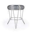 Beaumont Lane Modern Decorative Dark Silver Wire Iron Accent Table