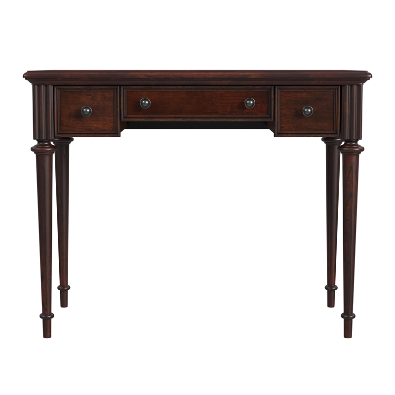 Beaumont Lane Traditional Wood Writing Desk In Cherry Finish
