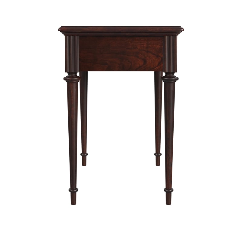 Beaumont Lane Traditional Wood Writing Desk In Cherry Finish
