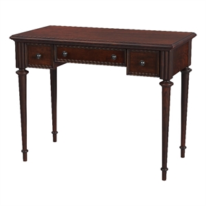 Beaumont Lane Traditional Wood Writing Desk In Cherry Finish
