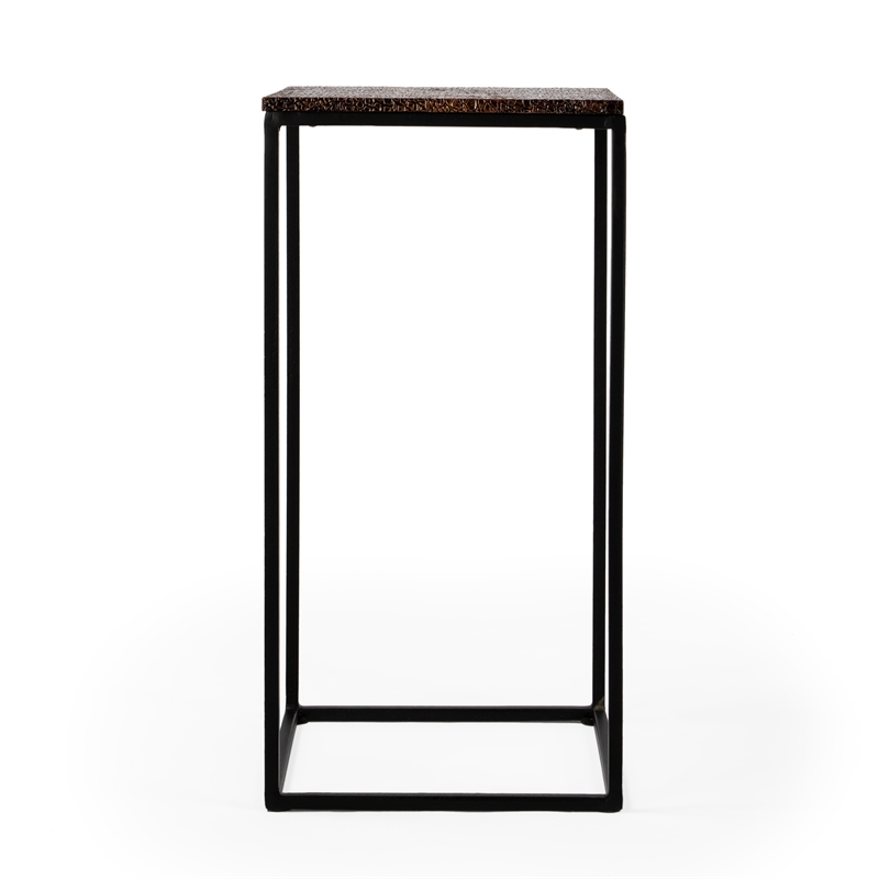 Beaumont Lane Modern Metal Transitional Bronze Top End Table